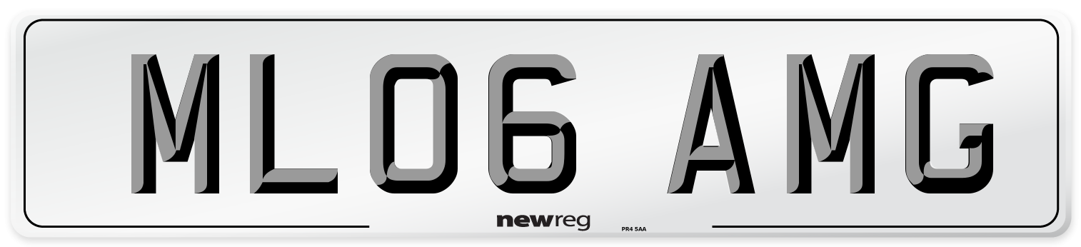 ML06 AMG Number Plate from New Reg